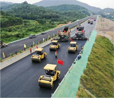 紫惠高速預(yù)計(jì)年底通車(chē),路面工程已完成80%